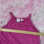 H by Halston Halston Women's Pink Linen Tank Top Sleeveless Casual Summer Photo 3