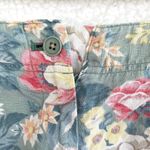 Ralph Lauren Lauren Vintage 100% Linen Floral Print Shorts Size 10P Photo 1