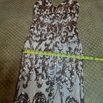 A'Gaci Gold Sequin High Slit Fitted Gown SZ L 8/10 Formal Gala Prom Stretchy Photo 7