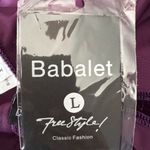 Elegant Babalet Purple Velvet Women's Top M NWT Size M Photo 6