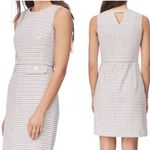 Brooks Brothers Brook Brothers Jacquard Cut-Out Shift Office Dress Corpcore Red White Blue Sz 8 Photo 1