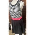 Every Body Every Wear size S Fit And Flare Dress Black White Houndstooth Photo 2