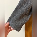 Talbots Long Coat Gray Herringbone Lined Lightweight Acrylic NWT Vintage 16W Photo 7