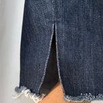 J Brand  Indigo Denim Frayed Shorts Photo 2