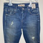 Amo cropped slim fit high rise distressed jeans with stitch detail size 26 Photo 55