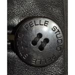 VTG 90S Wilsons Soft leather Pelle Studio Embellished Blazer Jacket Women’s 2x Black Photo 2