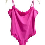SKIMS Fits Everybody Lace Cami Bodysuit in Neon Orchid - Pink Size L Photo 2