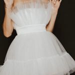 VICI Puff Ruffle Tiered Dress Photo 0