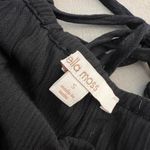 Ella Moss black embroidered halter neck sundress size small Photo 9