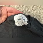 Sadie and Sage  gray lo my sleeve crop top L Photo 2