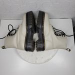 Dr. Martens Audrick 8-Eye Boots Womens 10 White Calf Leather Lace Up Platform Photo 11