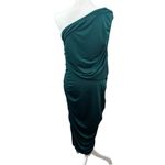 Pretty Little Thing  one shoulder dress, size 16, bodycon, ruched, party, cocktail Photo 4