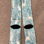 Rabbit/ Bunnies casual knee high socks/ leg warmer/ boot socks for girls Blue Photo 2