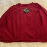 IMAN SWEATER/PONCHO SIZE M/L brand new color red LENGHT 30” see all photos Size M Photo 4