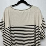 Max Studio Striped Sweater Top Womens 3X Casual Workwear Neutral Modest Stretch Black Photo 7