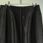 Tory Burch Black Pencil Skirt Textured Trim Career Wear Women's Small Photo 6