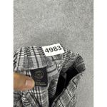 Urban Outfitters  Women’s Pants Gray Plaid Pants Size Small Pleated Cotton Blend Photo 4