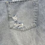Articles of Society Women's Denim Shorts Distressed Light Wash Size 30 Cuffed Photo 4