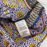 Trina Turk  Sivas Dress Midi Dress Multicolor V-Neck Tiered Fit & Flare Size L Photo 8