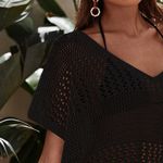 Beach Cover Up Black Photo 2