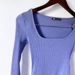 ZARA  Ribbed Square Neck Bodysuit  Photo 6