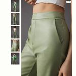 Avec Les Filles Anthropologie  Faux Leather Flare Trousers Photo 4