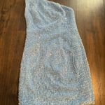 Homecoming dress Blue Size 4 Photo 0