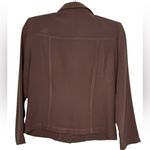 Levi's SAGA BROWN BUTTON DOWN WOMEN TOP WITH POCKETS SIZE SMALL Photo 2