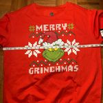 NWT Grinch Merry Christmas Red Sweater Sz Large Photo 5