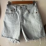 Levi's 501 light wash cutoff denim shorts jorts Women’s SIZE 25 Photo 0