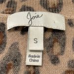Joie  Leopard Women’s Small Wool Cashmere Sweater Neutral Warm Natural Fibers Photo 3