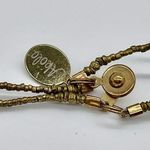 Akola Double Stand Long Necklace with Ivory Pendant Gold Photo 3