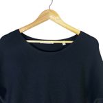 Cyrus NWT  Black Ribbed Boat Neck Dolman Sleeve Sweater Size S Photo 1