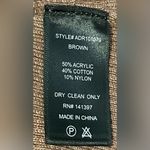 ASTR The Label FRONT CUTOUT LONG SLEEVE Brown SWEATER MIDI DRESS Medium Photo 5