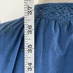 Sea New York Loren Tunic Dress Blue Embroidered Cotton Size L Yacht Wife Size L Photo 7