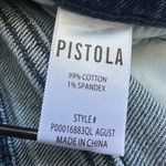 Pistola  High Rise Straight Leg Cropped Jeans Size 31 Medium Wash Photo 4