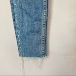 ZARA  Medium Wash Floral Embroidered Studded Skinny Jeans 2 Photo 6