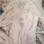 Chelsea and Violet  Off White Exotic Eighties Lace Dress Size Large Photo 6