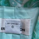 Erin London Floral Printed Long Sleeve Collared Lined Blazer Suit Jacket Size M Green Size M Photo 11
