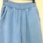Aerie  Gauzy High Waisted Pool Party Pant Slit Side Wide Leg Size M Photo 3