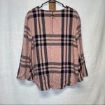 Treasure & Bond Treasure &‎ Bond Pink & Gray Stripe Long Sleeve Top Size L Photo 3