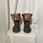Dr. Martens  Triumph Brown Leather Floral Boots | US 6 Photo 7