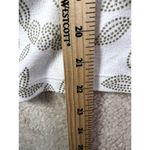 Karen Scott Leaf Shirt Women's Size Medium Gold Glitter Leafs Goblincore Cottage Photo 7