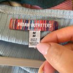 Urban Outfitters Blue Ribbed Long Sleeve Top Photo 4