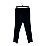 Moschino  Black Seamless Side Zip Tie Front‎ Straight Leg Trouser Pants Size 4 Photo 1