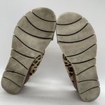 Diba True  Womens 8 Sandals Bye Golly Wedge Cheetah Cow Fur Leather Brown Gold Photo 5
