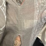 Lulus  Sun Daze Grey Print Cover-Up One Size Photo 8