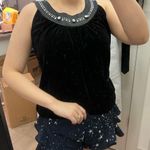 Susan Lawrence  velvet gem tank top made in USA Photo 3