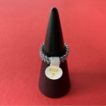 Bomb Party RBP5905 “Unspoken Dreams” Cubic Zirconia on Rhodium Size 7 Ring NWT Blue Photo 2