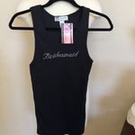 Girl extraOrdinare‎ black Bridesmaid black tank top Photo 1
